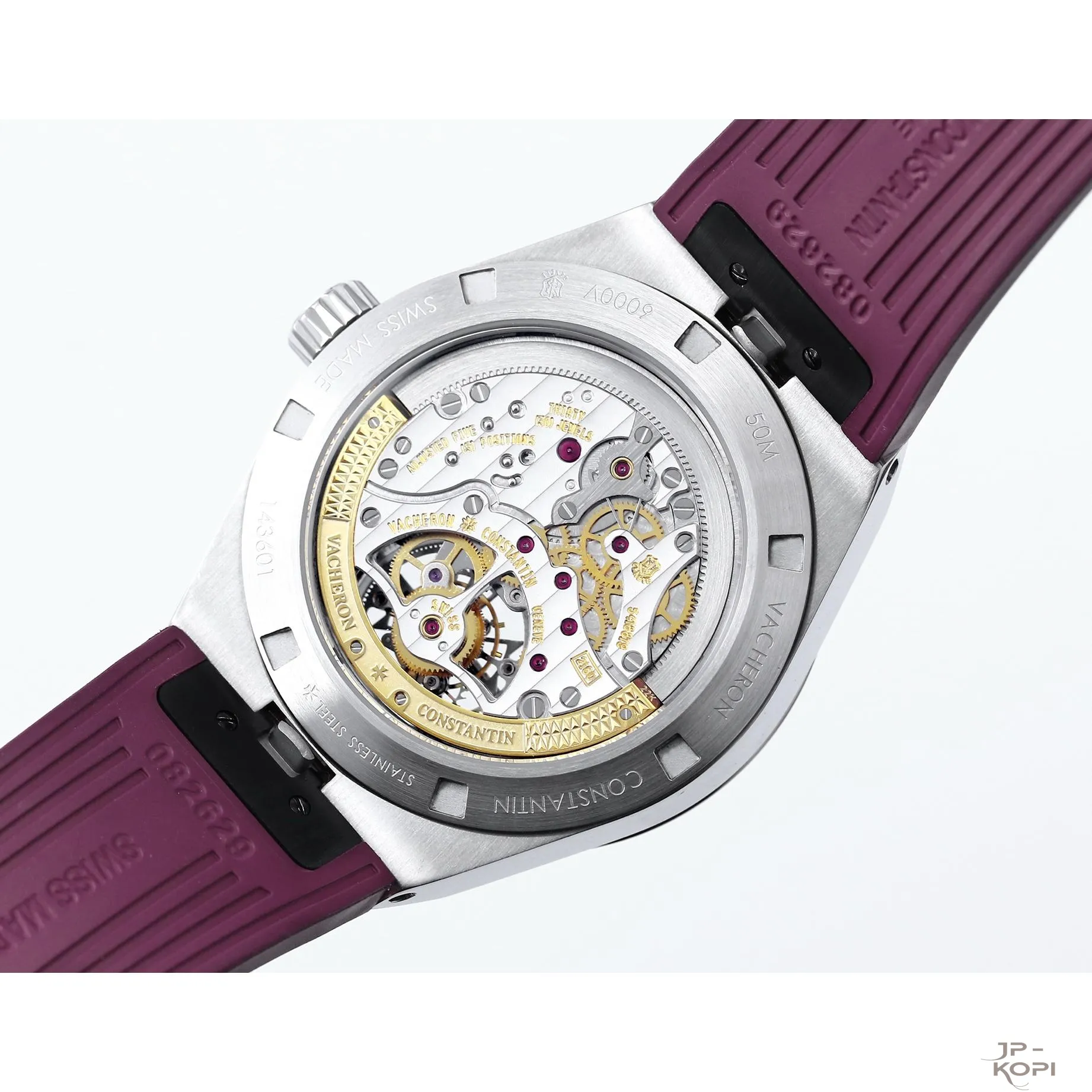 ヴァシュロン・コンスタンタン オーヴァーシーズ 6000V|深紅ラッカーダイアル × ラバーストラップ【BBS工場製】 - 画像 (16)
