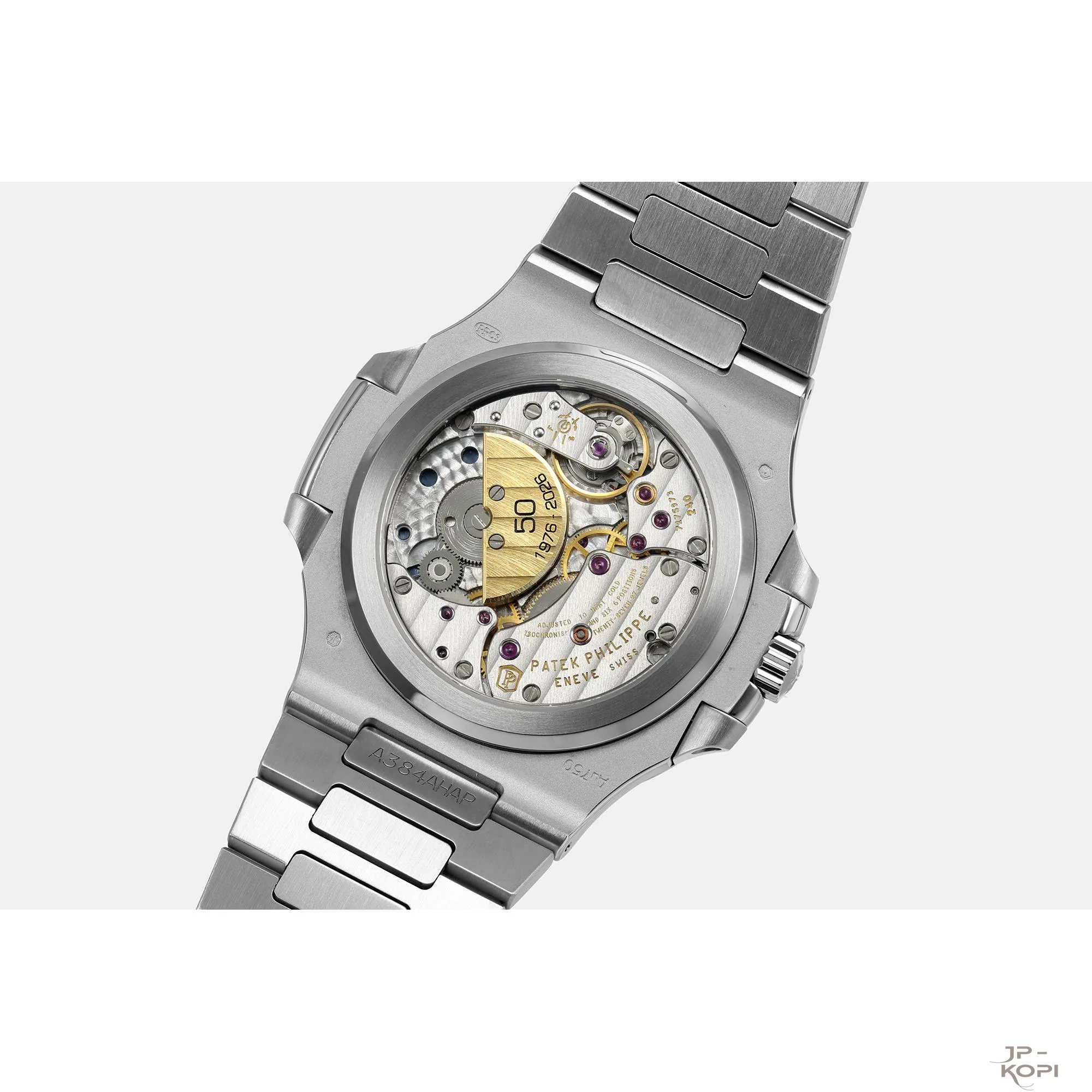 パテック・フィリップ ノーチラス誕生50周年記念 5810G-001|ブルーダイアル × ステンレスブレスレット【PPF工場製】 - 画像 (9)