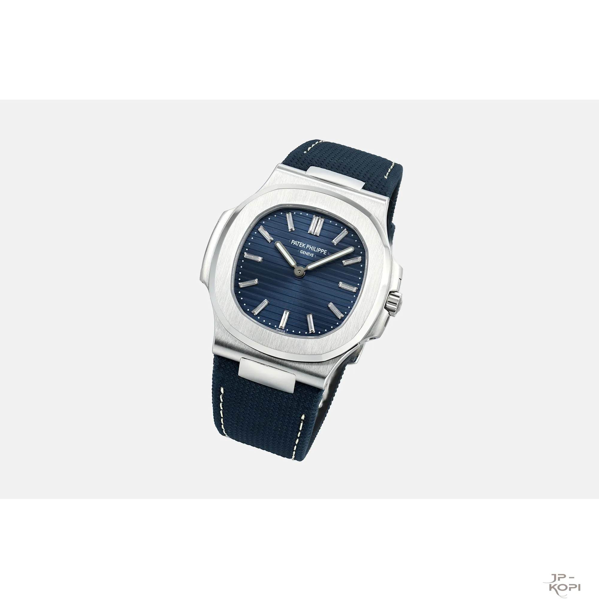 パテック・フィリップ ノーチラス誕生50周年記念 5810G-001|ブルーダイアル × コンポジットストラップ【PPF工場製】 - 画像 (4)